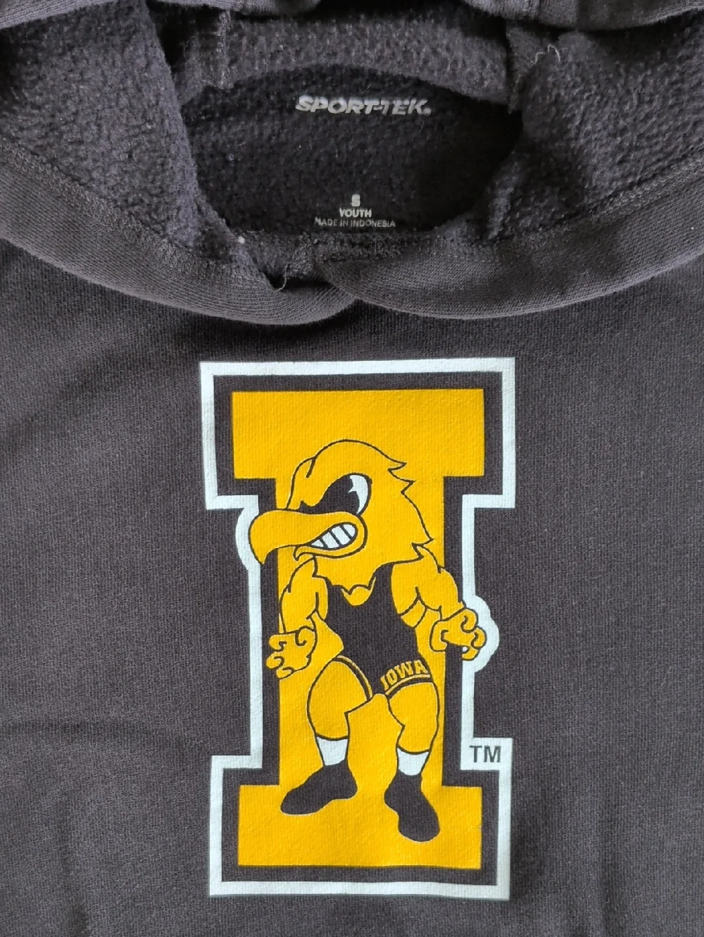 Iowa Hawkeyes Wrestling Youth Hoodie